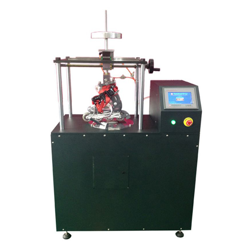 Roller skating shoe wheel abrasion testing machine