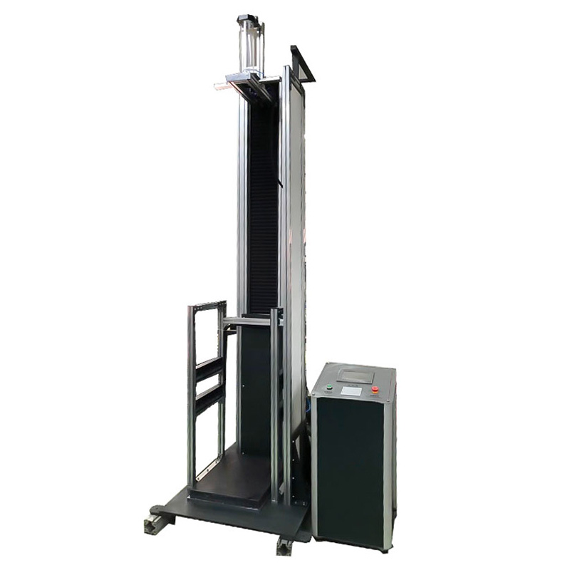 Tennis ball rebound height testing machine