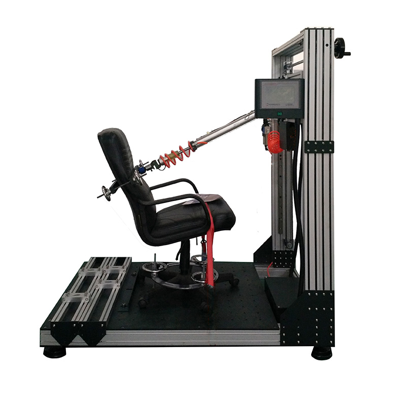 Office chair chassis backward tilt durability testing machine