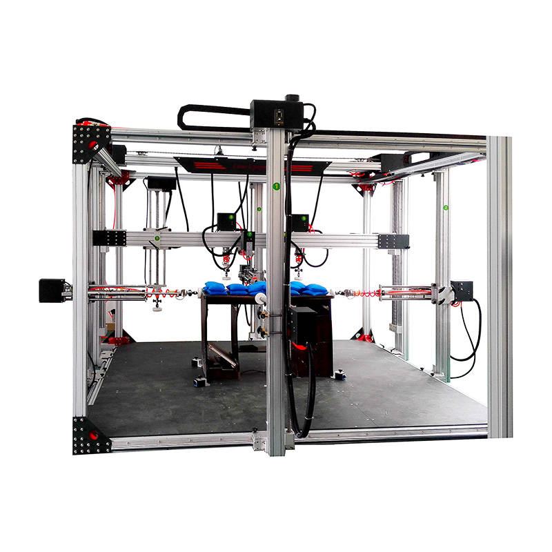 Mechanical property testing machine for cabinets, tables and beds