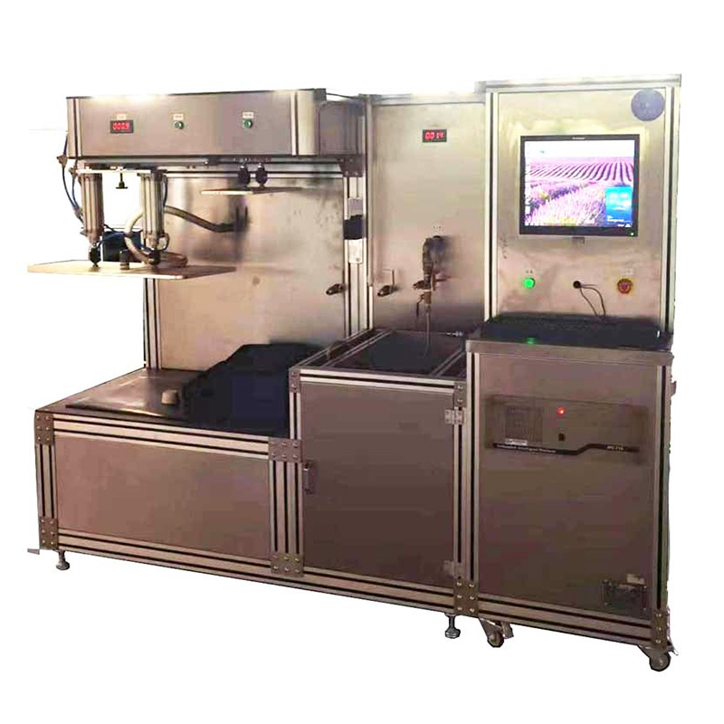 Shower head jet force testing machine