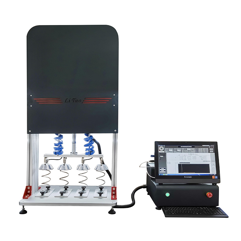 Serpentine spring package compression testing machine